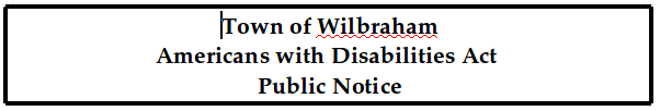 Americans with Disabilities Act Public Notice (PDF)