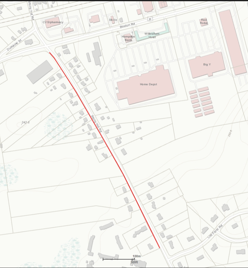 Stony Hill Road Sidewalk Project2025